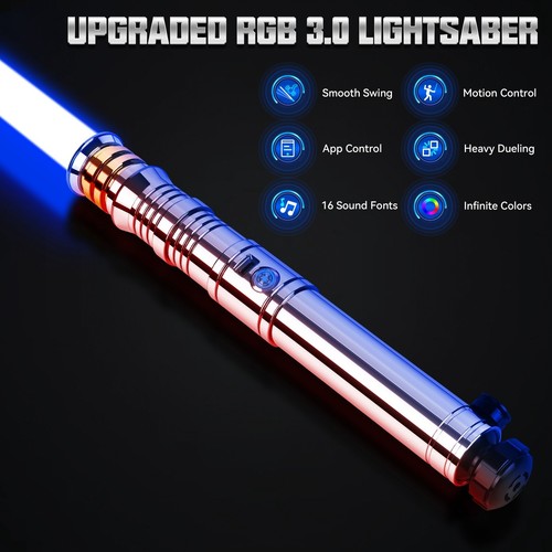 Darth Revan Star Wars Lightsaber RGB 3.0 Force Dueling Smooth Swing Metal Saber