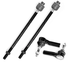 4PC Inner/Outer Tie Rod Ends FITS Escalade Silverado Sierra Tahoe Yukon Suburban