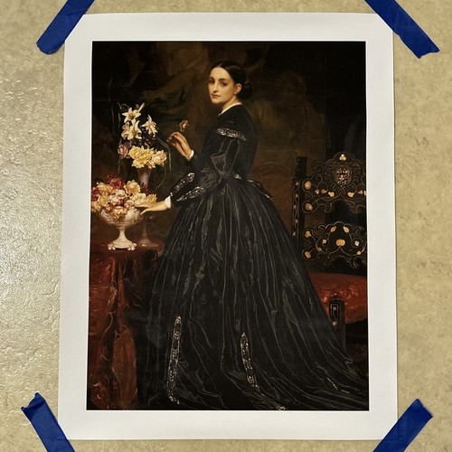 Lord Frederic Leighton - Mrs. James Guthrie ✅ Canvas Poster Wall Art ✅ 12x18 in