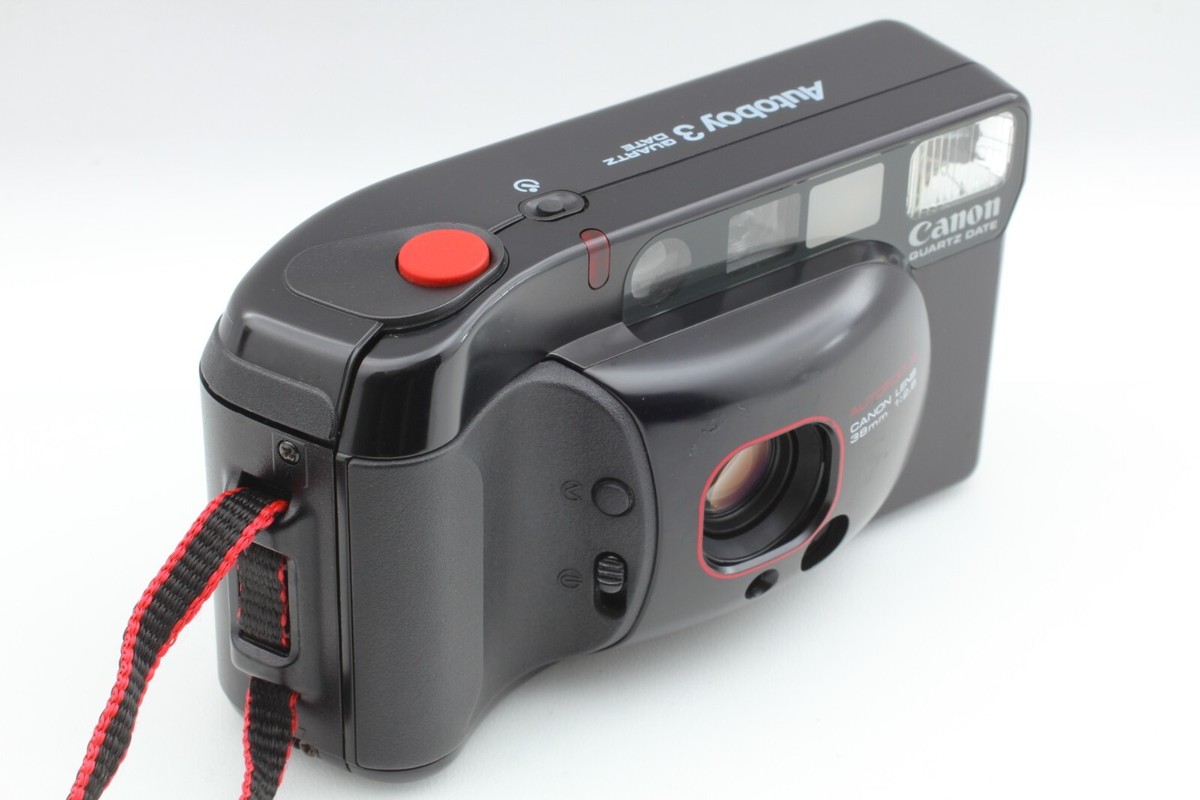 Exc+4】Canon Autoboy3 QUARTZ DATE Point & Shoot Film Camera from