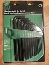 13 Piece Allen Key Set - Long Metric Hex Key Set