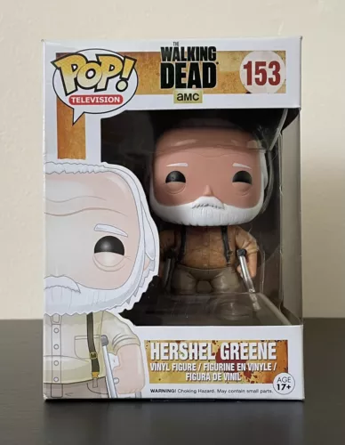 Funko Pop The Walking Dead Hershel Greene #153 NEW with Protector