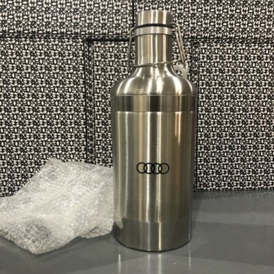 Audi Branded, 64oz Vacuum Sealed Growler Stainless Steel