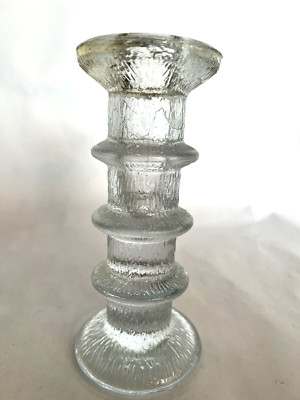 Artic 3 Ring Candleholder Luminarc Made in France 6'' T F603