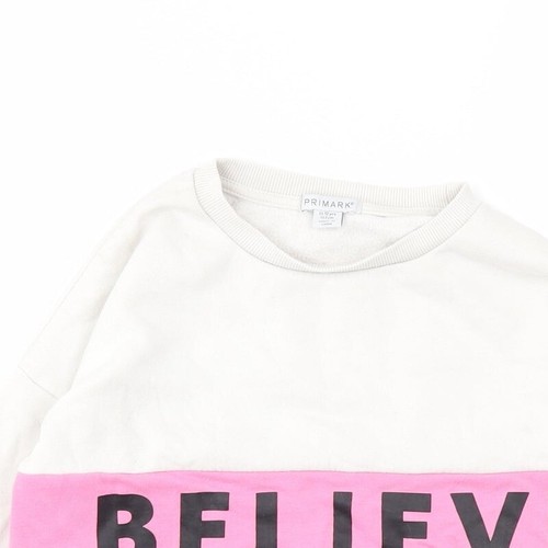 Sudadera Primark Niñas Rosa 100 % Algodón Rosa Talla 11-12 Años - Imagen 4 de 12