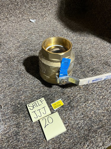Nibco 4" Threaded Ball Valve DZR Brass 250psig 200°F Max TFP600A-LF - Picture 13 of 13
