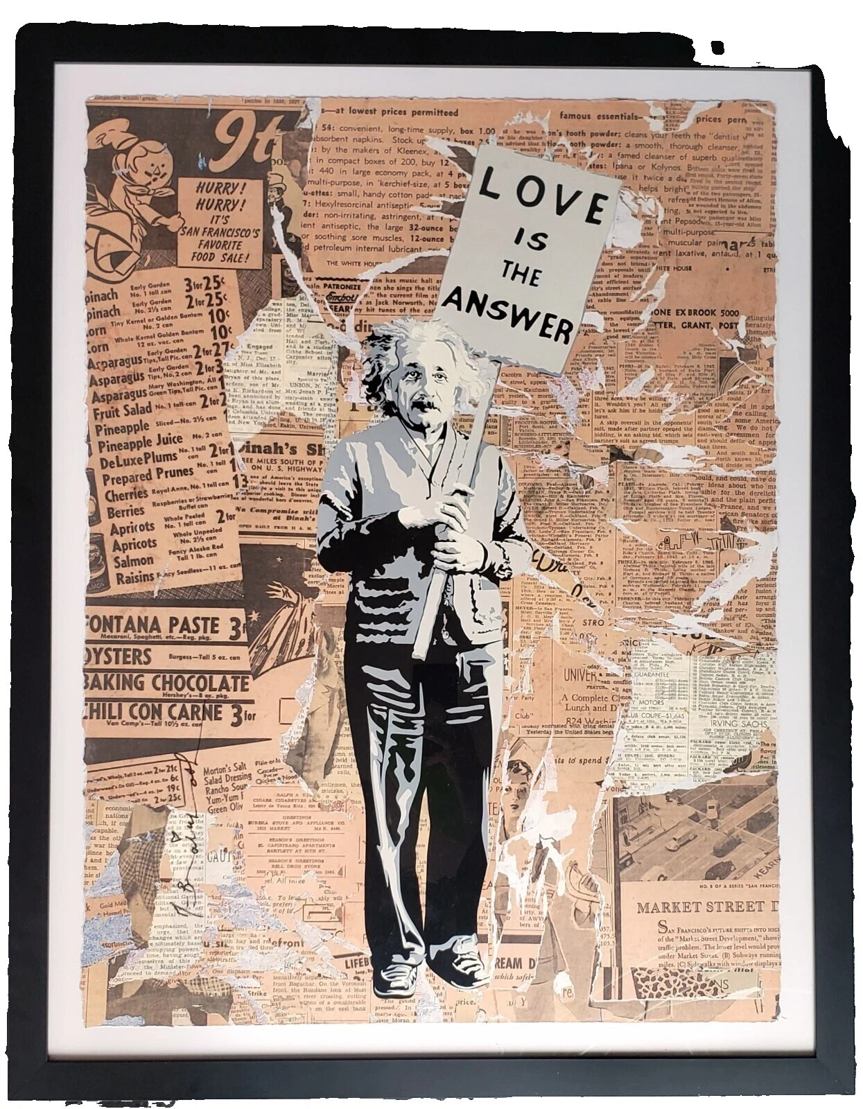 Arte de la Calle Arte mixta y Collage Arte