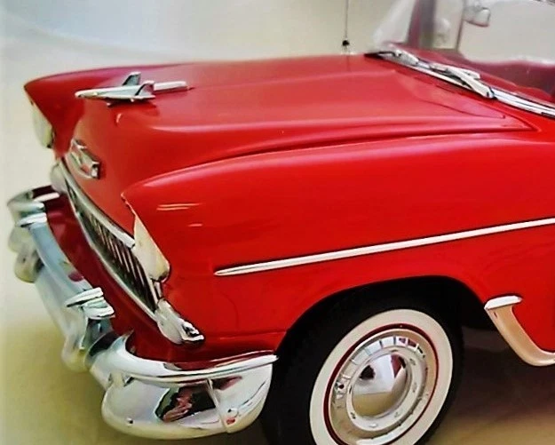 Chevrolet 1955 55Chevy57Race Car1 18 Racing Bel Air Racer24Custom Metal Body12 - Image 2 of 4