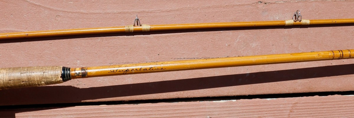 ロッド heddon Vintage Heddon SUPERLATIVE NO. 770 BASS Fly Rod 9ft. 