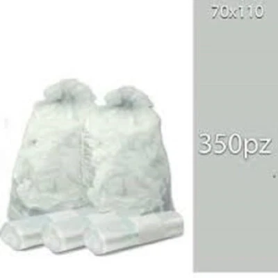 INGROCART 350 Sacchetti Differenziata Buste Immondizia 70x110cm TRASPARENTI Spazzatura