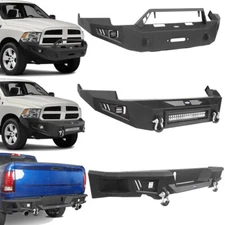 FIT DODGE RAM 1500 2009-2012 Steel Front Bumper or Rear Bumper w/Led Lights