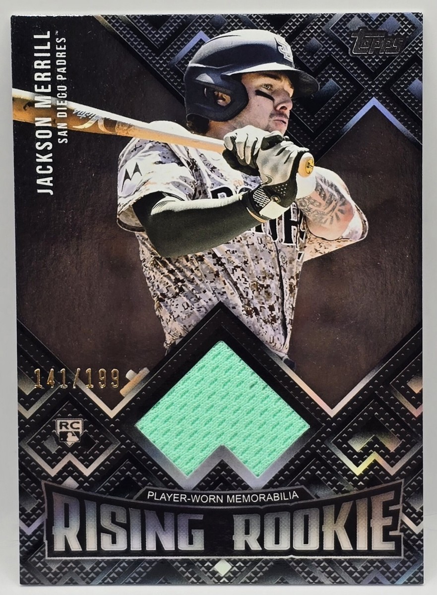2024 Topps Update JACKSON MERRILL RC Rising Rookie Relic BLACK 