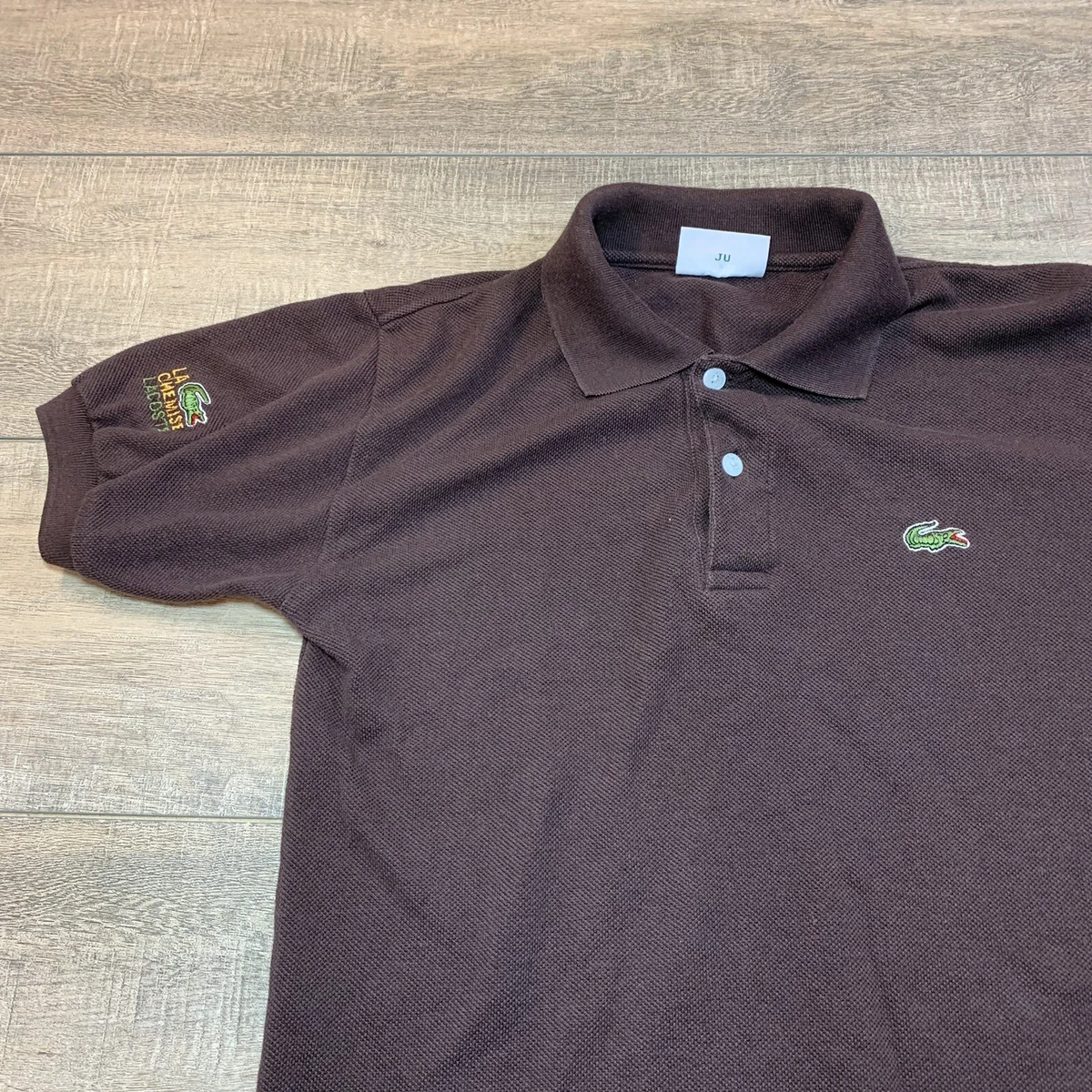 Vintage Chemise Lacoste Polo Mens S/XS 100% polyester Rare B9 | eBay