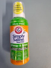 Simply Saline Nasal Mist Allergy & Sinus Relief Drug Free - 4.6 oz