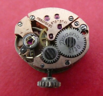 Vintage Dugena 2130 Manual wind movement   AS 1977-2 Working  For parts (WE 153)