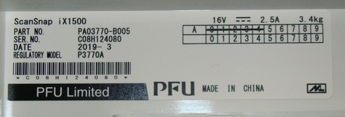 Fujitsu ScanSnap iX1500 Document Scanner -White/Gray 1609 Sheet Count - 第 6/9 張圖片