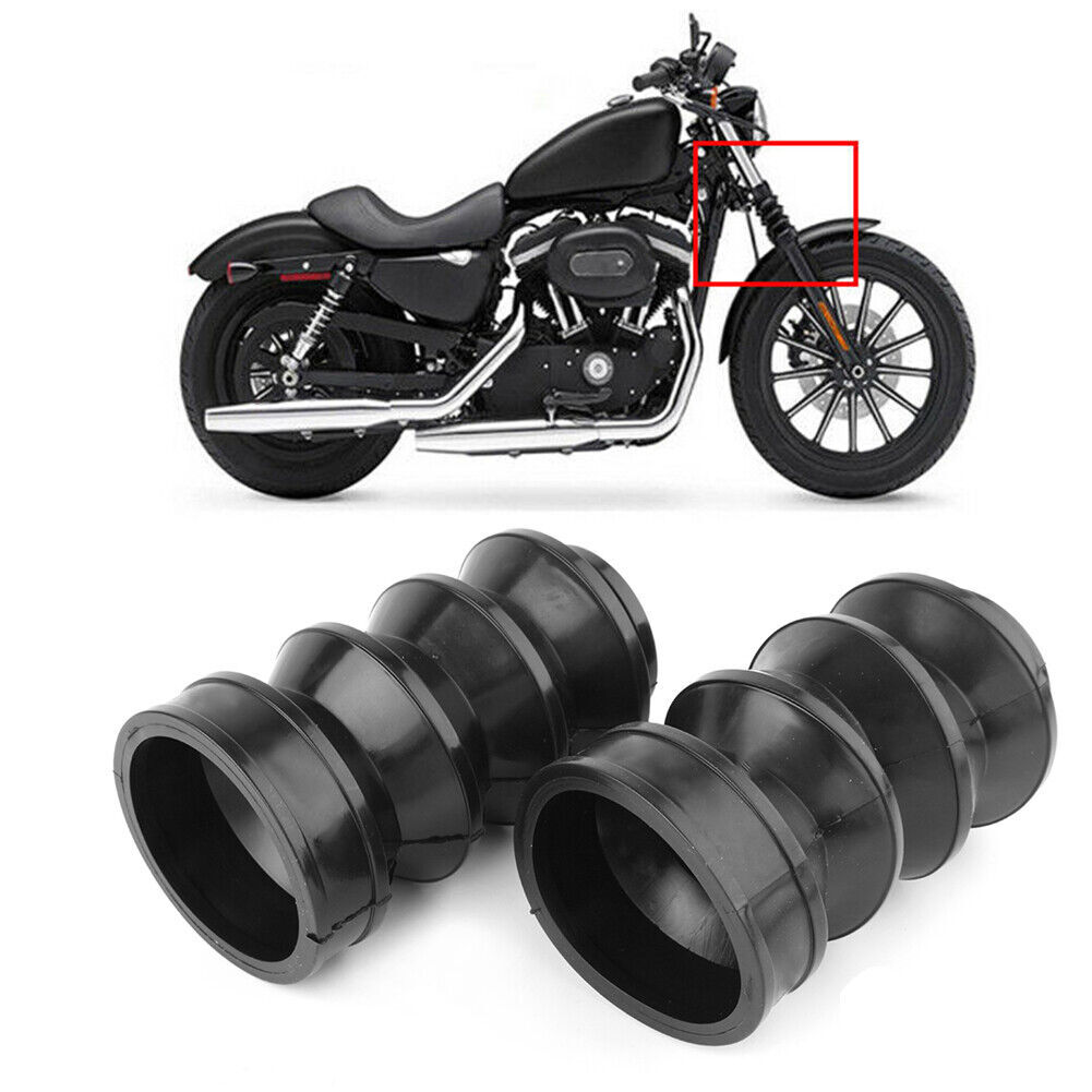 For Harley Sportster XL1200 XL883 Iron 883 Front Fork Rubber Cover