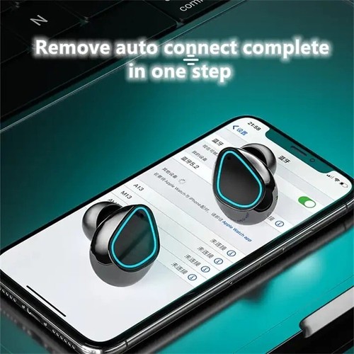 Nowe sportowe słuchawki douszne stereo Bluetooth 5.3 Bezprzewodowe słuchawki TWS Smart Touch Call - Zdjęcie 3 z 5