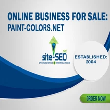  ONLINE BUSINESS FOR SALE:PAINT-COLORS.NET