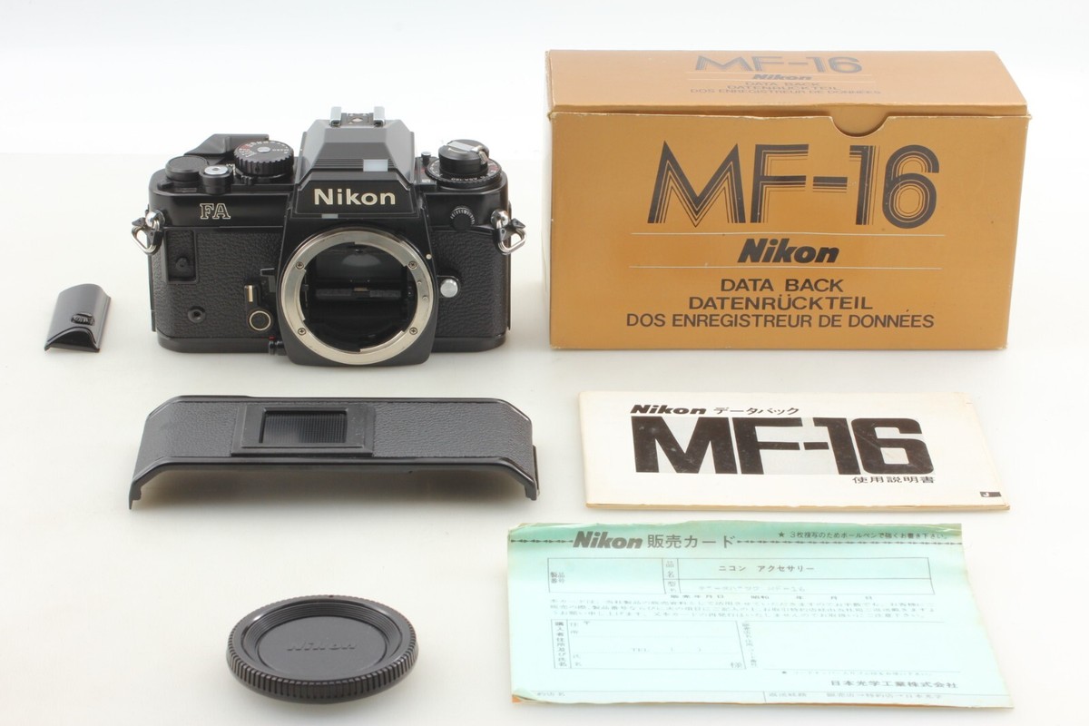 ★超希少・極美品・完動★Nikon FA MF-16 / MD-15 #447 Nikon FA + MF-16 Data Back - Black - NIKON-FILM