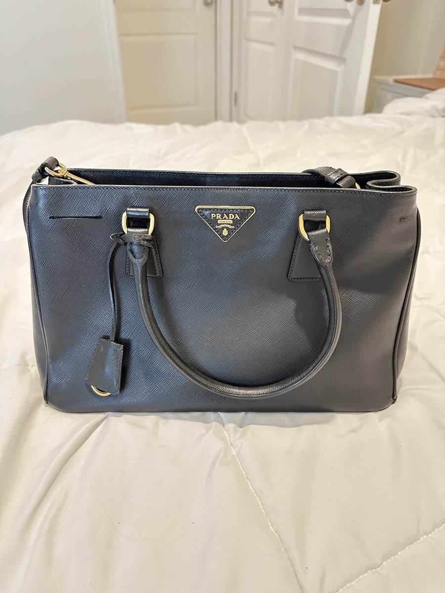 Prada Bauletto Vitello Daino Print Rame Tote | eBay