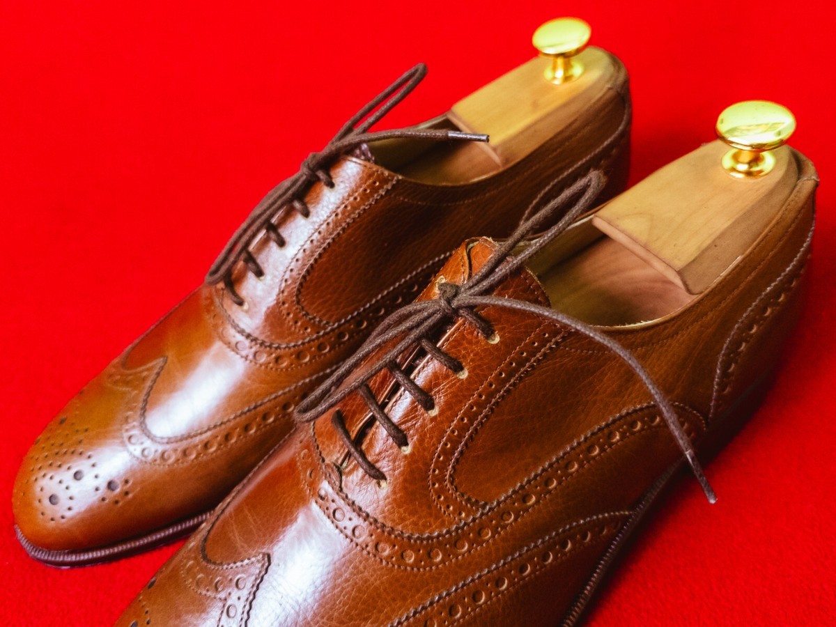 Bruno Magli Brown Leather Wingtip Oxfords Men\'s Size EU 42 Bruno Magli Brown Wingtip Dress Shoes for Men for sale | eBay main image 3
