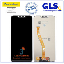 DISPLAY LCD+TOUCH SCREEN PER HUAWEI P SMART+PLUS NOVA 3i INE-LX1 SCHERMO NERO