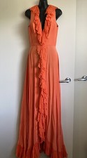 Formal Orange Womens dress by Isabel Aujoulet size 6/8