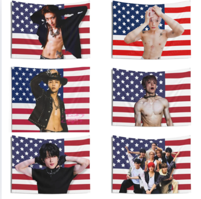 KPOP FLAG] NCT NCT DREAM NCT 127 WAYV FLAG FOR CONCERT, FANS DECOR