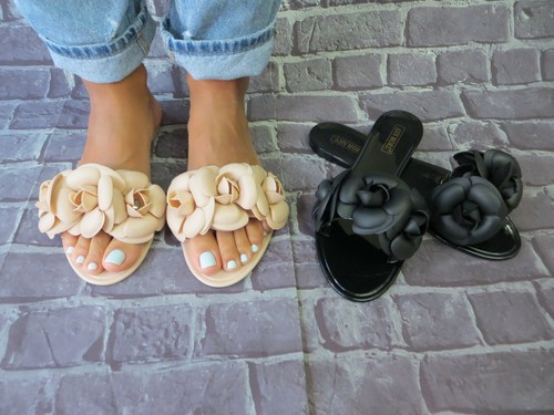 flower jelly shoes