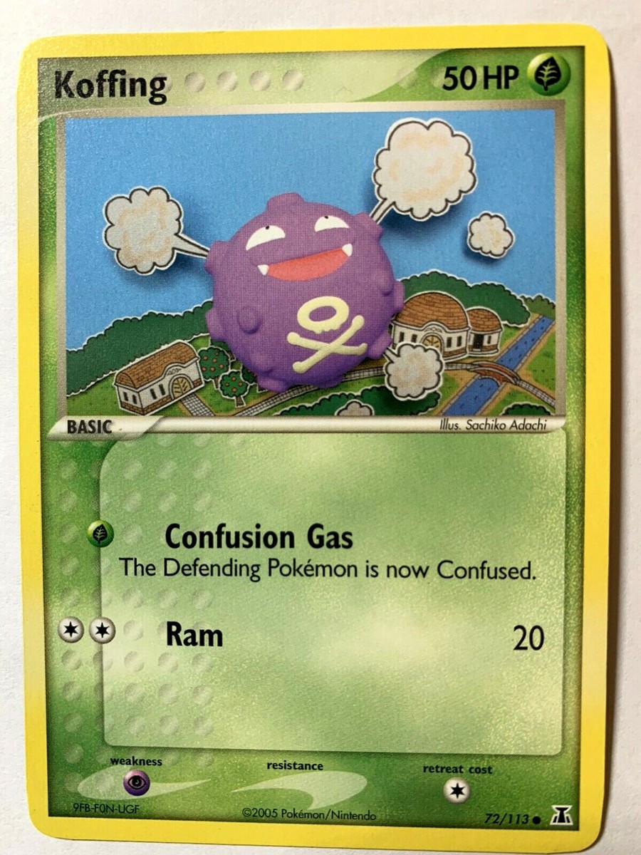KOFFING - 72/113 - EX Delta Species - 2005 - Common - Vintage