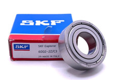 SKF 6002 2Z DEEP GROOVE BALL BEARING METAL SHIELDED 15x32x9 mm 6002 ZZ