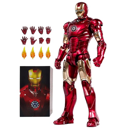 HiPlay ZD Toys Anniversary Series Non-Luminous Ver Iron Man 1:10 Action Figure - Picture 99 of 112