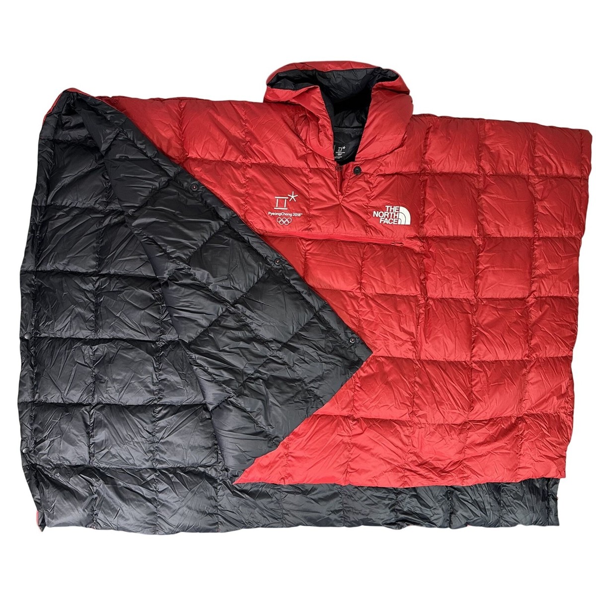 NORTH FACE x PYEONGCHANG 2018 Winter Olympic Games Puffer Poncho 
