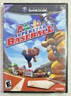 Mario Superstar Baseball Nintendo GameCube Complete CIB Black Label - Tested!