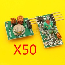 50 PCS 315Mhz RF transmitter and receiver kit Module for ARM/MCU remote control