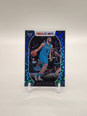 Nicolas Batum 2020-21 NBA Hoops #84 Teal Explosion Parallel