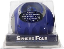 Głęboka niebieska profesjonalna kula cztery akwariowa pompa powietrza do 100 galonów