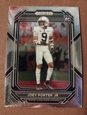 2023 JOEY PORTER JR PANINI PRIZM DRAFT NFL ROOKIE CARD RC #175 PENN ST STEELERS