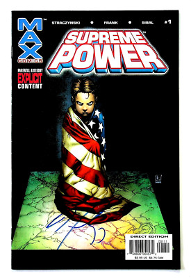 Supreme Power #1 Signed by J Michael Straczynski Marvel Comics