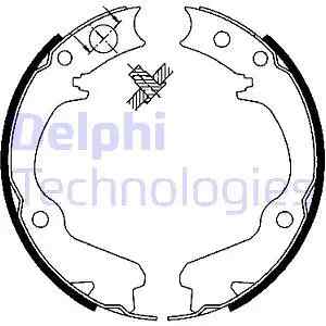 Ganasce freno LS1899 DELPHI per SUBARU LEGACY I LEGACY I Familiare FORESTER