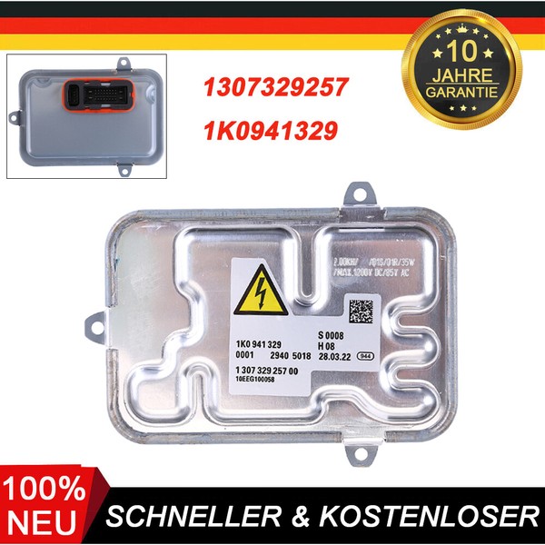 FÜR VW Skoda 1K0941329 Xenus D1S Xenon Scheinwerfer SteuergerÄT 1307329257 NEU-image
