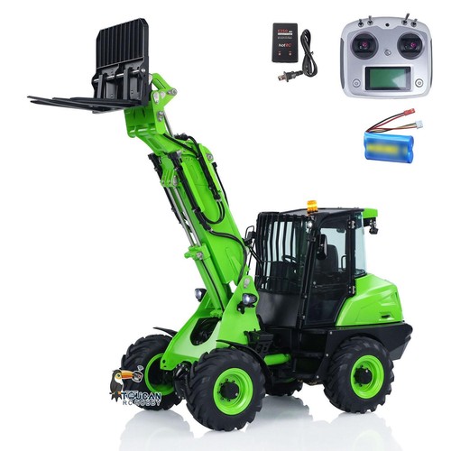 Carrello elevatore telescopico radiocomandato idraulico in metallo LESU 1/14 4X4 AT1050 RTR - Foto 3 di 12