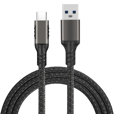 Typ-C Ladekabel USB-C USB-A Kabel 10Gbps 3A Nylon USB 3.2 Quick Charge QC 60W