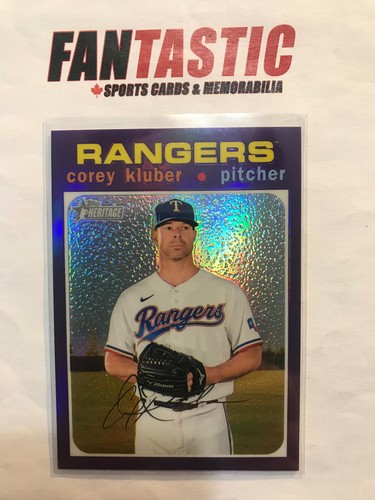 2020 Topps Heritage Chrome PURPLE Parallel YOU PICK - Picture 24 of 51