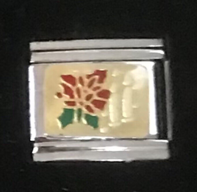 Italian Charm 9MM Enamel Link Christmas Candles Wholesale K16-K47-image