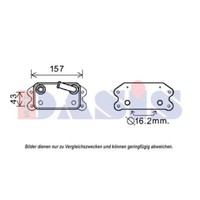ÖLküHler 142X80X64 Passend FüR Volvo XC60 156 V70 III BW 136