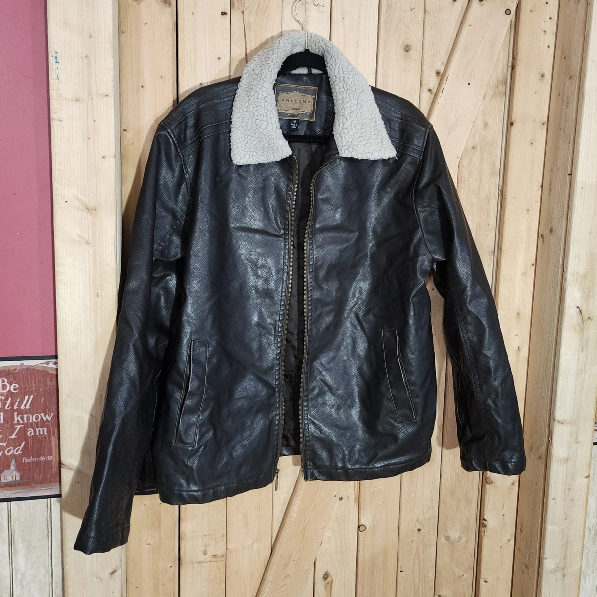 Arizona Jeans Faux Leather Outer Shell Coats, Jackets & Vests for
