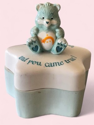Vintage Care Bears Star Shaped Trinket Box American Greetings 1980s
