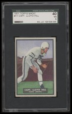 1951 Topps Magic Football Cards 23